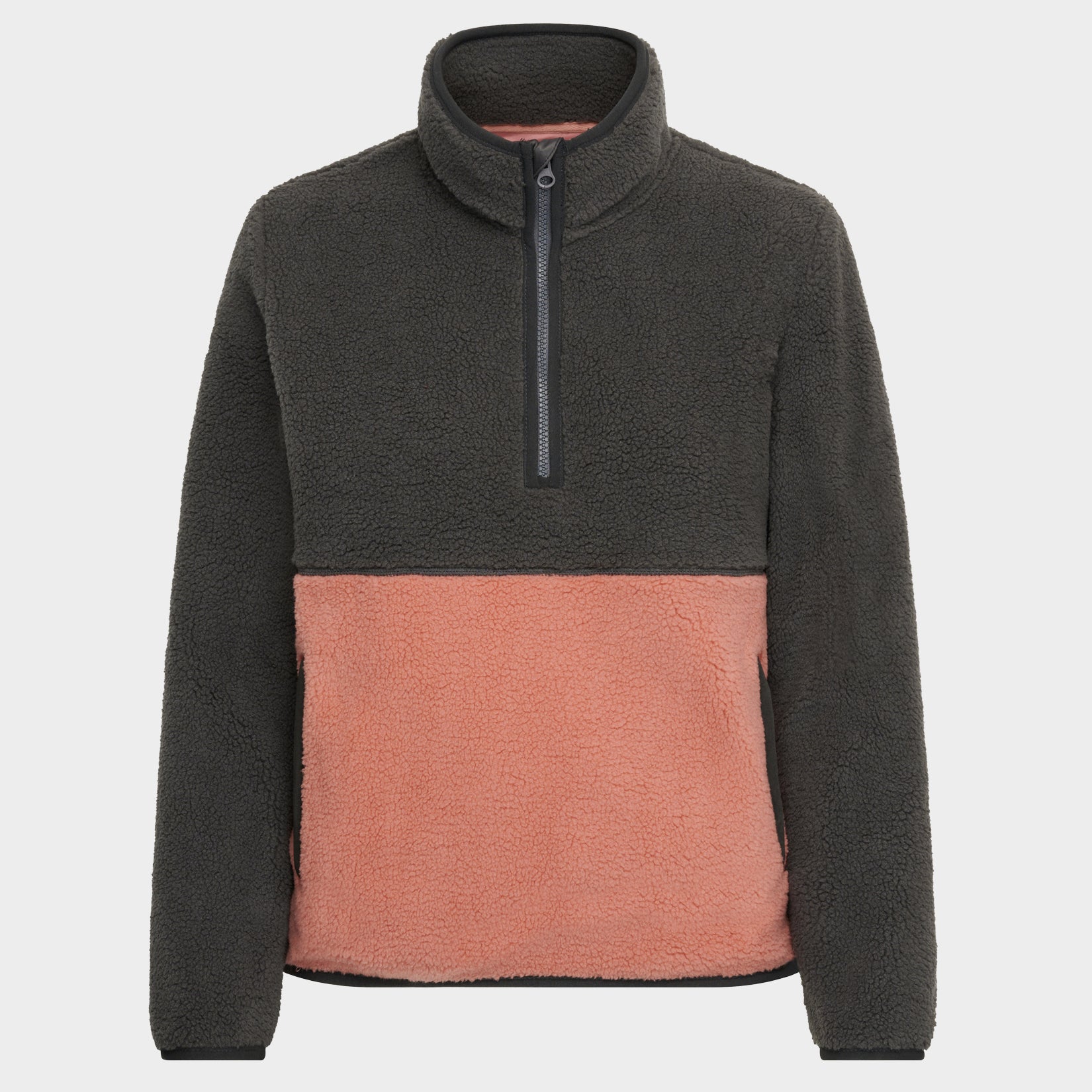 D'Alpen - Fleece Jacket Anthracit / Rose - Fraen